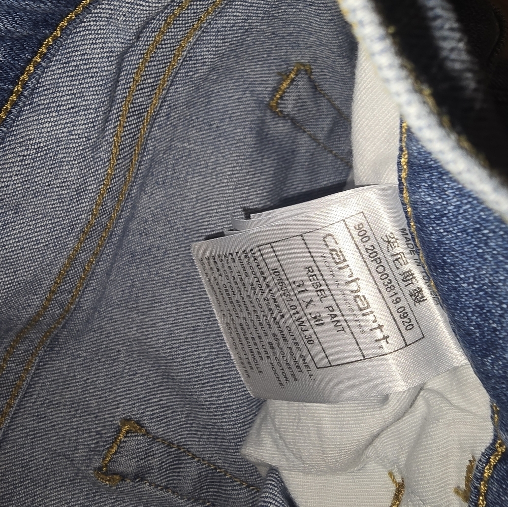 Carhartt WIP Mens Denim Jeans 31x30 - Picture 7 of 8